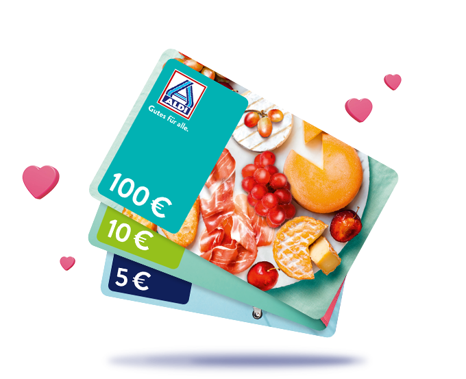 5€, 10€ und 100€ ALDI Nord Einkaufsgutscheine