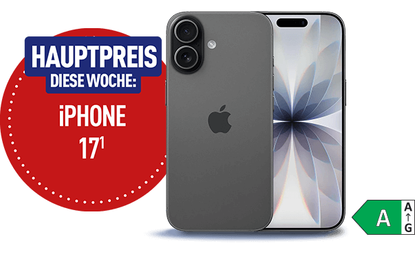 Hauptpreis der Woche: APPLE iPhone 17 5G 256 GB