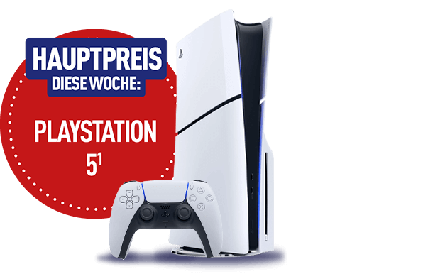 Hauptpreis der Woche: SONY PlayStation 5 Slim